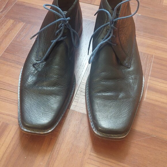 Ted Baker Men’s Black Leather Chukka Boots – Size 9 - Picture 2 of 6